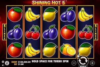 Shining Hot 5 Slot Game Screenshot Image