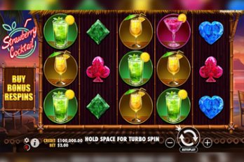 Strawberry Cocktail Slot Game Screenshot Image
