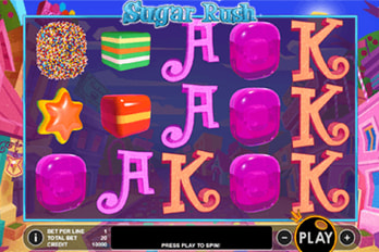 Sugar Rush Slot Game Screenshot Image