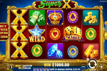 Super X Slot Game Screenshot Image