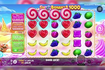 Sweet Bonanza 1000 Slot Game Screenshot