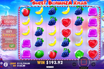 Sweet Bonanza Xmas Slot Game Screenshot Image