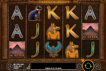 Tales of Egypt Slot Game Screenshot Image
