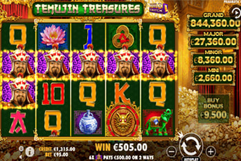 Temujin Treasures Slot Game Screenshot Image