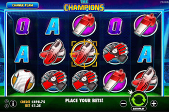 The Champions Slot Game Screenshot Image