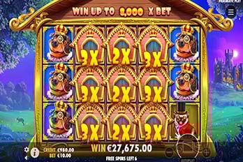 The Dog House - Royal Hunt Slot Game Screenshot Image The Dog House - Royal Hunt Slot Game Screenshot Image