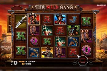 The Wild Gang Slot Game Screenshot Image