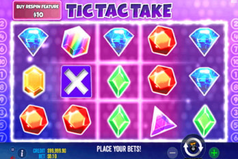 Tic Tac Take Slot Game Screenshot Image