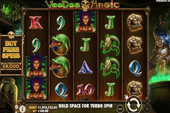 Voodoo Magic Slot Game Screenshot Image