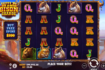 Wild Bison Charge Slot Game Screenshot Image