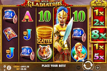 Wild Gladiators Slot Game Screenshot Image
