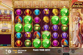 Wisdom of Athena Slot Game Screenshot Image