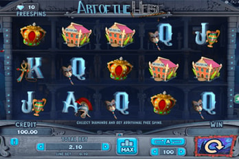 Art Of The Heist Slot Game Screenshot Image