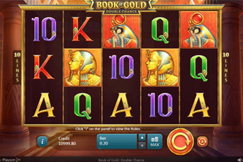 Book of Gold: Double Chance Slot Game Screenshot Image