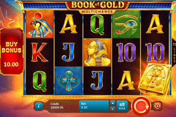 Book of Gold Multichance Slot Game Screenshot Image