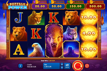 Buffalo Power: Hold and Win Slot Game  Screenshot Image