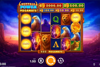Buffalo Power Megaways Slot Game Screenshot Image