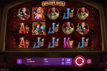 Burlesque Queen Slot Game Screenshot Image