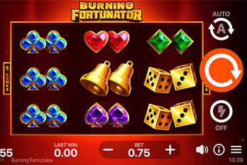 Burning Fortunator Slot Game Screenshot Image