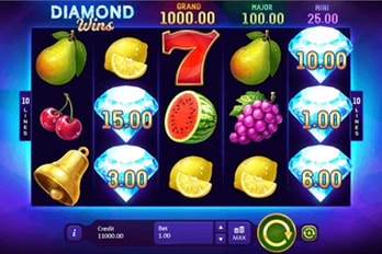 Diamond Wins: Hold and Win Slot Game Screenshot Image