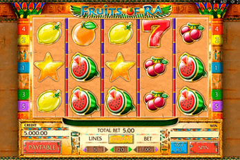 Fruits of Ra Slot Game Screenshot Image