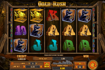Gold Rush Slot Game Screenshot Image