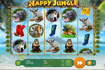 Happy Jungle Slot Game Screenshot Image