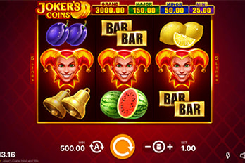 Jokers Coins: Hold and Win Slot Game Screenshot Image