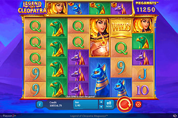 Legend of Cleopatra Megaways Slot Game Screenshot Image