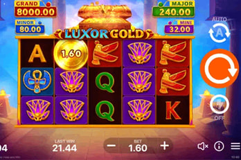 Luxor Gold: Hold and Win Slot Game Screenshot Image