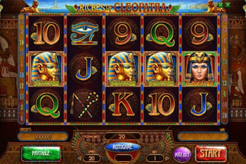 Riches of Cleopatra Slot Game Screenshot Image