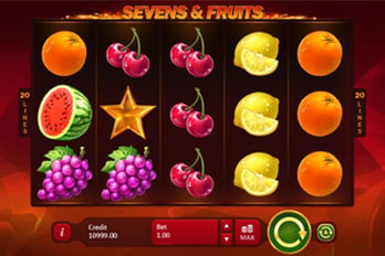 Sevens & Fruits: 20 Lines Slot Game Screenshot Image