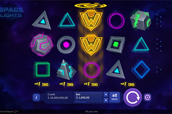 Space Lights Slot Game Screenshot Image