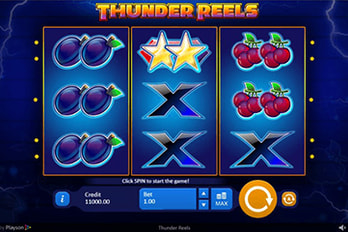 Playson Thunder Reels Slot Game Screenshot