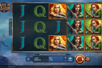 Wild Warriors Slot Game Screenshot Image 