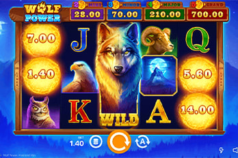 Wolf Power: Hold and Win Slot Game Screenshot Image