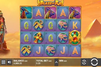 Blaze of Ra Slot Game Screenshot Image