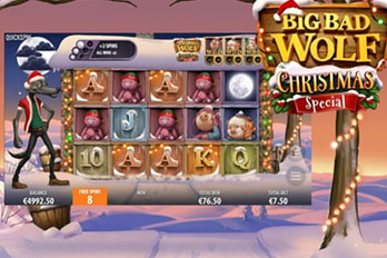 Big Bad Wolf Christmas Special Slot Game Screenshot Image