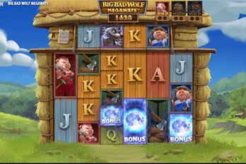 Big Bad Wolf Megaways Slot Game Screenshot Image