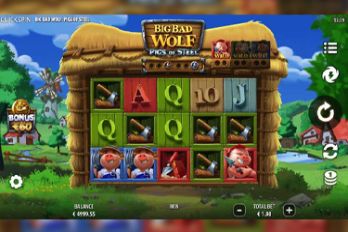 Big Bad Wolf: Pigs of Steel Slot Game Screenshot Image