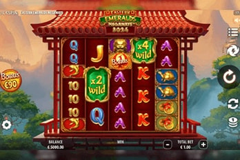 Eastern Emeralds Megaways Slot Game Screenshot Image