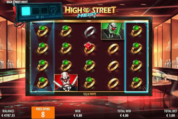 High Street Heist Slot Game Screenshot Image