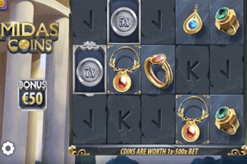 Midas Coins Slot Game Screenshot Image