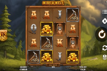 Mine & Melt Slot Game Screenshot Image
