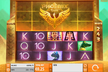 Phoenix Sun Slot Game Screenshot Image
