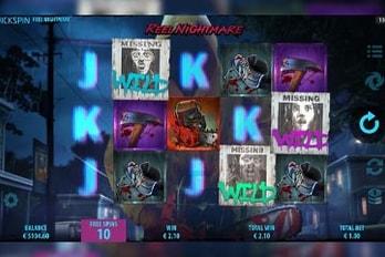 Reel Nightmare Slot Game Screenshot Image