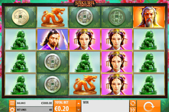 Sakura Fortune Slot Game Screenshot Image