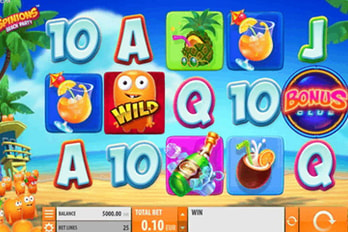 Spinions Beach Party Slot Game Screenshot Image