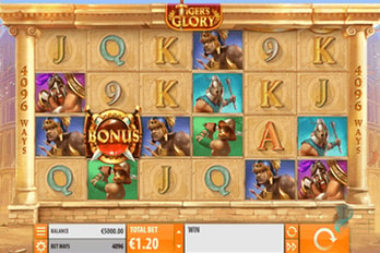 Tiger's Glory Slot Game Screenshot Image