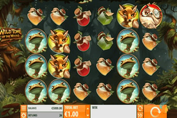 Wild Tome of the Woods Slot Game Screenshot Image
